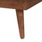 Baxton Studio Delfina Mid-Century Modern Dark Grey Fabric and Walnut Brown Finished Wood Full Size Platform Bed 239-12635-9801-ZORO - alternate 4
